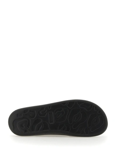 Shop Alexander Mcqueen Oversize Hybrid Sandal In Black