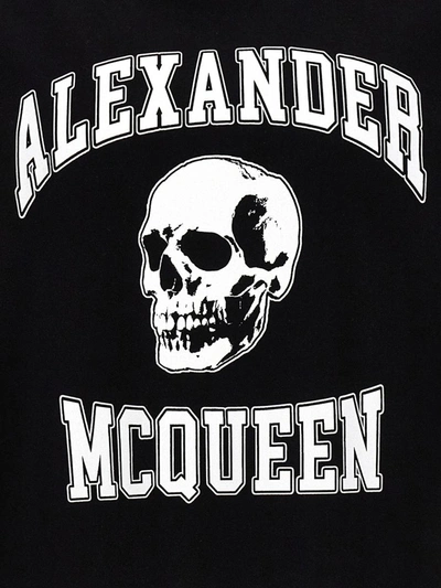 Shop Alexander Mcqueen Printed T-shirt In White/black