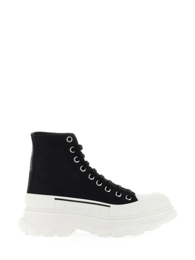 Shop Alexander Mcqueen Sneaker Tread Slick In Black