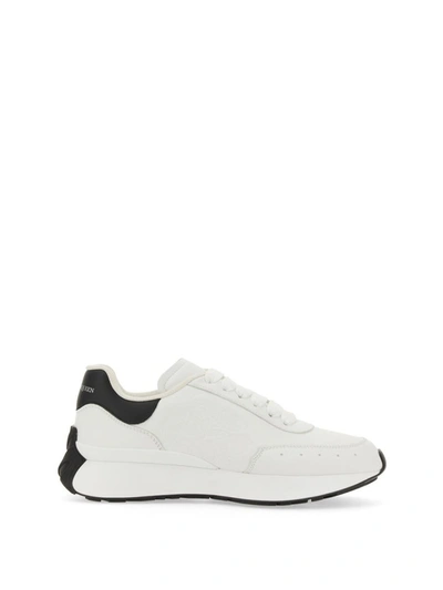 Shop Alexander Mcqueen Sprint Runner Sneaker In White