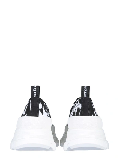 Shop Alexander Mcqueen Tread Slick Lace-up Sneaker In White