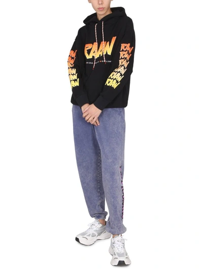 Aries Sweatshirt With Logo Print Unisex In Black