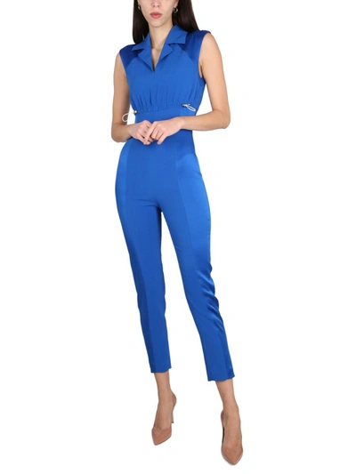 Shop Boutique Moschino "sport Chic" Jumpsuit In Blue
