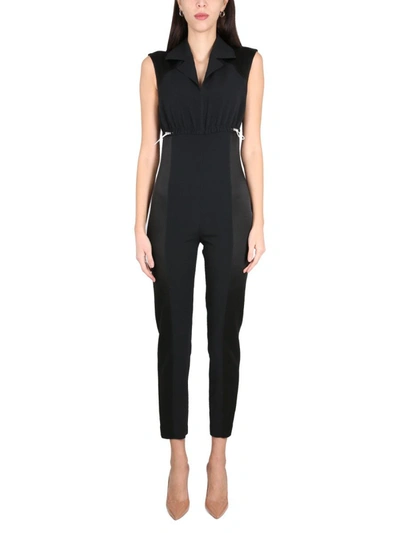 Shop Boutique Moschino "sport Chic" Jumpsuit In Black