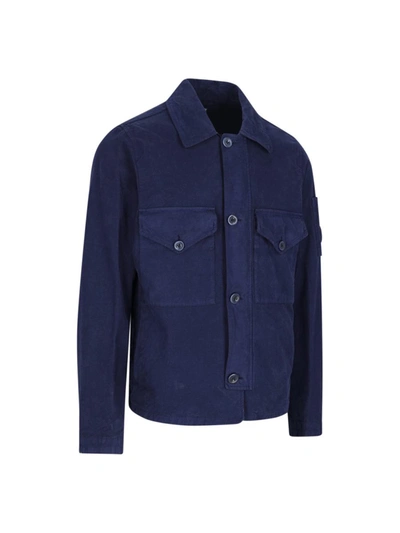 Shop C.p. Company Jackets In Blue