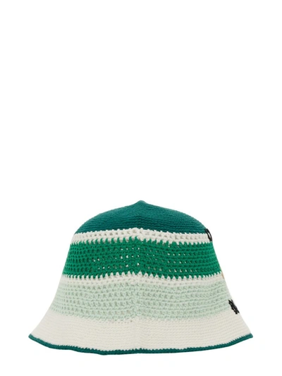 Shop Casablanca Knit Hat In Multicolour