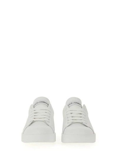 Shop Dolce & Gabbana "portofino" Sneaker In White