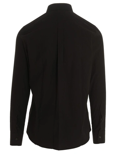 Shop Dolce & Gabbana Poplin Shirt In Black