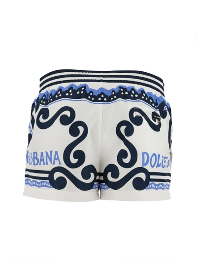 Shop Dolce & Gabbana Swimsuit In Multicolour