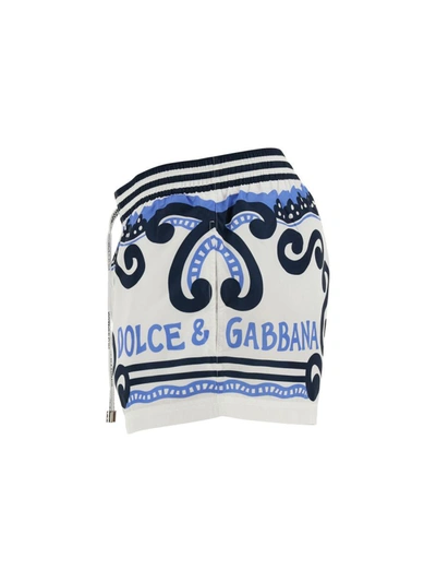 Shop Dolce & Gabbana Swimsuit In Multicolour