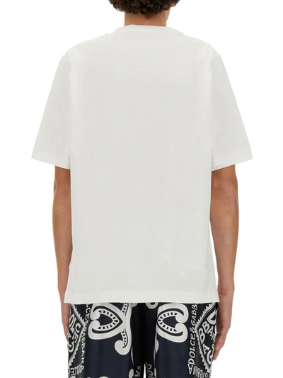 Shop Dolce & Gabbana T-shirt With Print In White