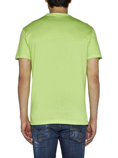 Shop Dsquared2 T-shirts And Polos In Acid Green
