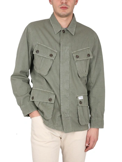 Shop Fay Jungle Jacket In Military Green