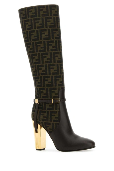 Shop Fendi Boots In Printed