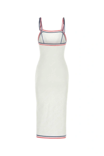 Shop Fendi Dress In White