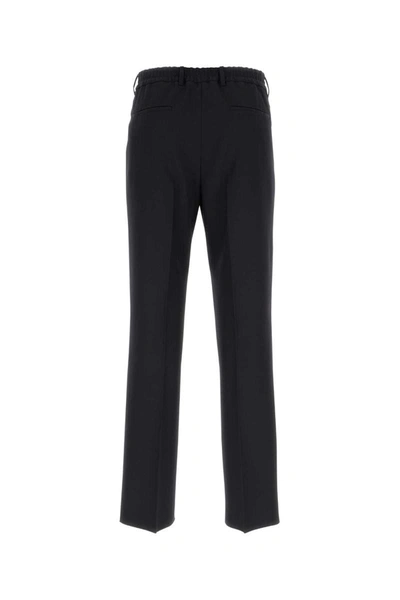 Shop Fendi Pants In Blue