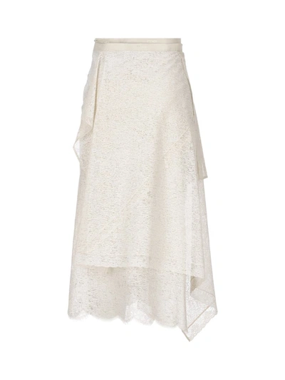 Shop Fendi Skirts In Penelope-cream