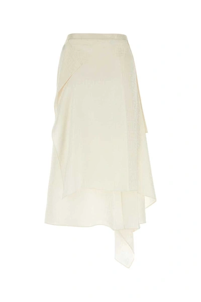 Shop Fendi Skirts In White