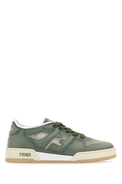 Shop Fendi Sneakers In Green