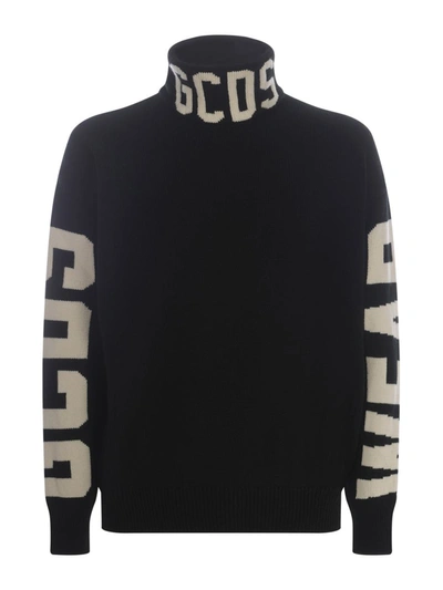 Shop Gcds Sweater  "logo" In Black