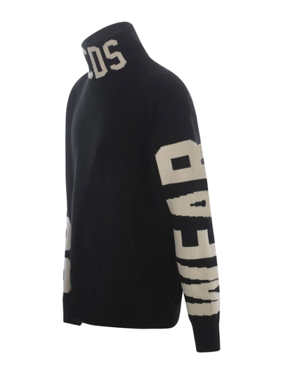Shop Gcds Sweater  "logo" In Black