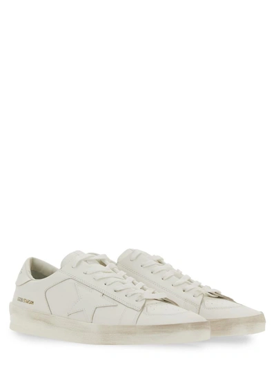 Shop Golden Goose "stardan" Sneaker In White