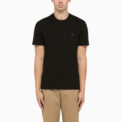 Shop Golden Goose T-shirt Star Collection In Black