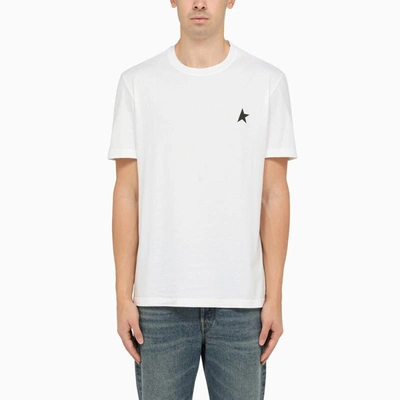 Shop Golden Goose T-shirt Star Collection In White