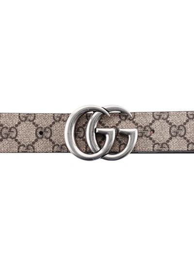 Shop Gucci Gg Marmont In Beige