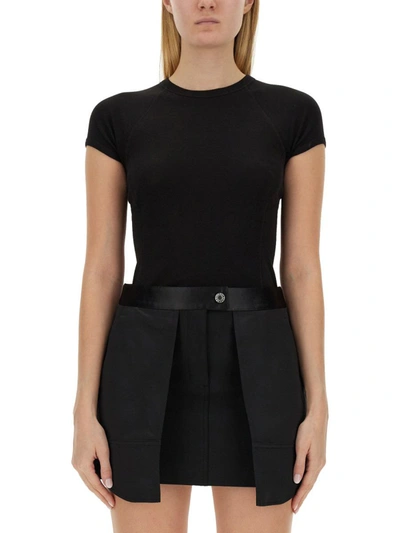 Shop Helmut Lang Slim Fit T-shirt In Black