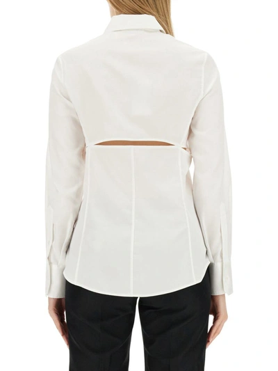 Shop Helmut Lang Slim Fit Shirt In White
