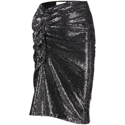 Shop Isabel Marant Étoile Skirts In Silver/black