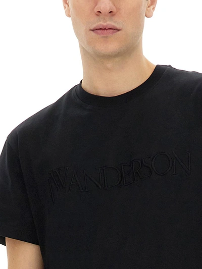 Shop Jw Anderson J.w. Anderson T-shirt With Logo In Black
