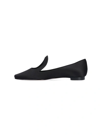 Shop Manolo Blahnik Flat Shoes In Black