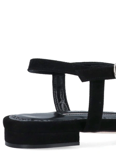 Manolo Blahnik Flip Flop Sandals In Black