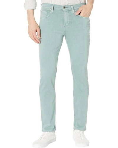 Shop Paige Lennox Transcend Slim In Dried Sage In Blue