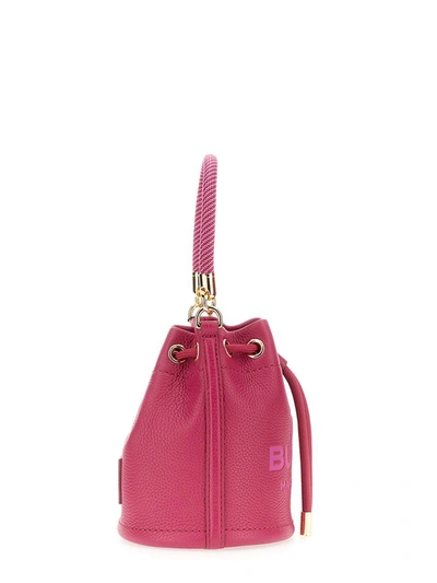 Shop Marc Jacobs "the Bucket" Mini Bag In Fuchsia
