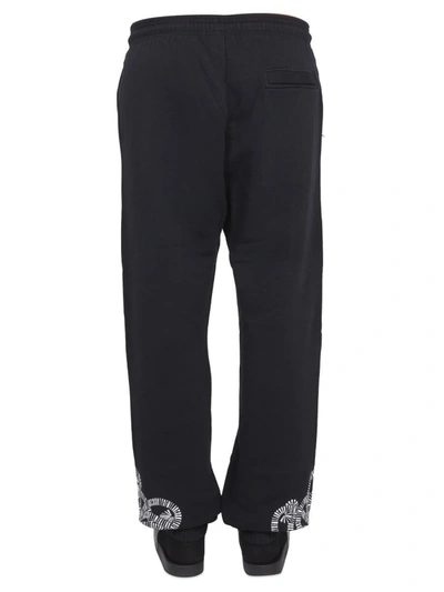 Shop Marcelo Burlon County Of Milan Sweatpants In Black