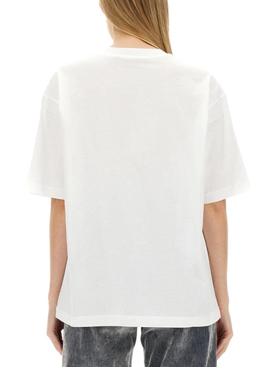 Shop Marni T-shirt With Logo In White