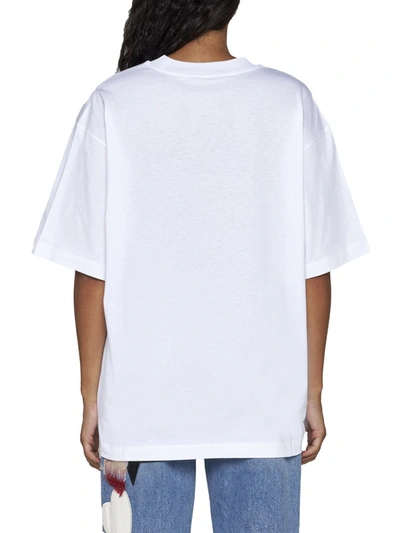 Shop Marni T-shirts And Polos In Lily White