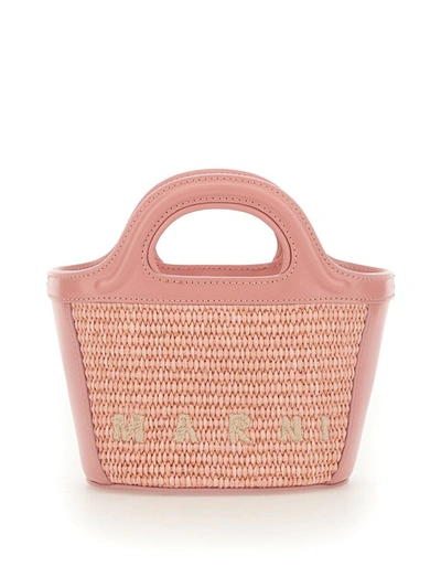 Shop Marni Tropicalia Micro Bag In Pink