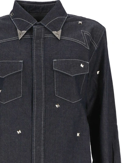 Shop Mcm Shirts In Blue