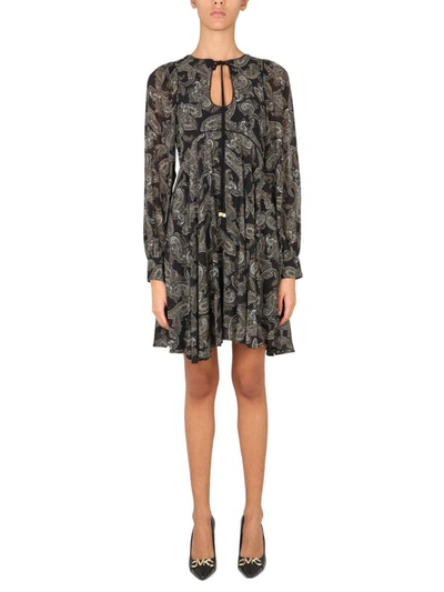 Shop Michael Michael Kors Michael Kors Mini Dress In Military Green