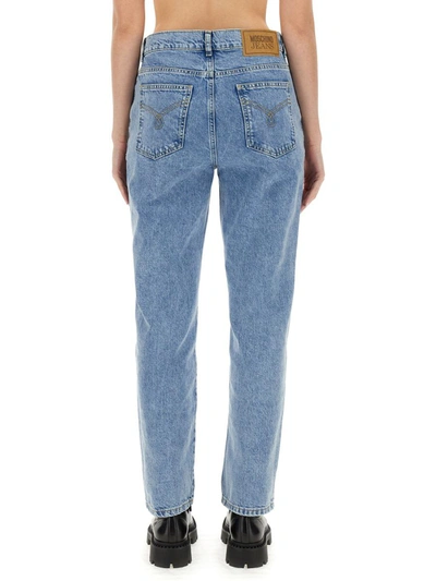Shop Moschino Jeans Boyfriend Pants In Denim
