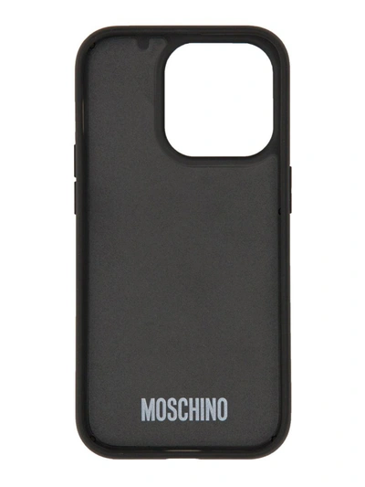 Shop Moschino Teddy Cover For Iphone 14 Pro In Black