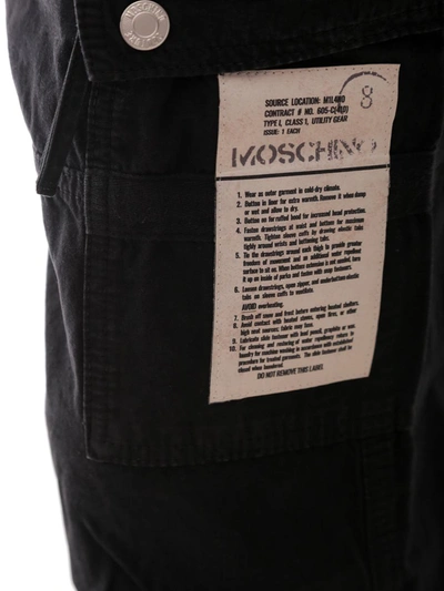 Shop Moschino Trouser In Black