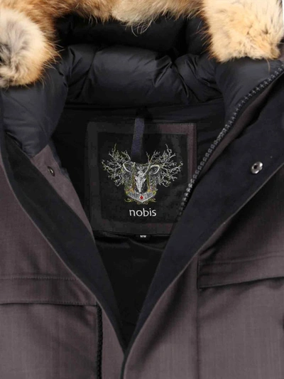 Shop Nobis Jackets In Grey
