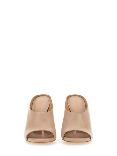 Shop Off-white Meteor Heeled Mules In Beige