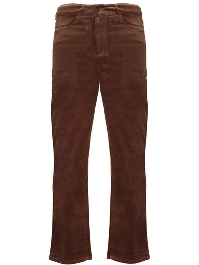 Shop Paige Trousers In Brown