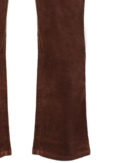 Shop Paige Trousers In Brown